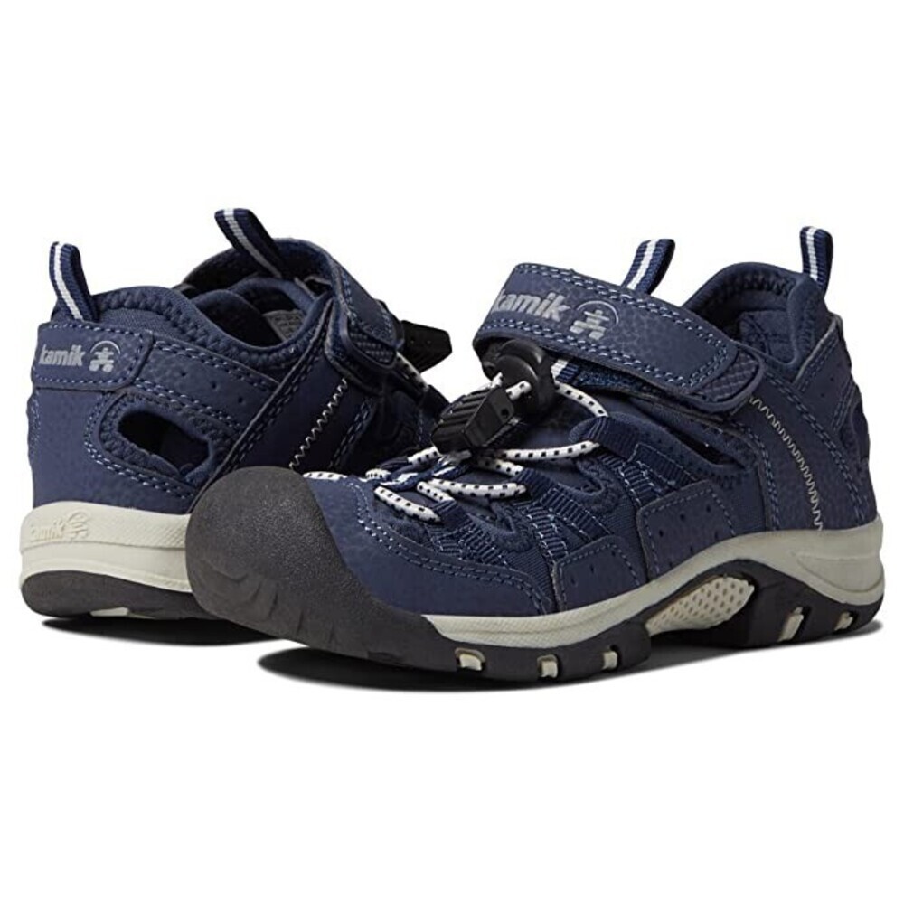 Kamik Wildcat HK4076-NVY Little Kids US 3 Navy Closed Toe Comfort Sandal JOBB987